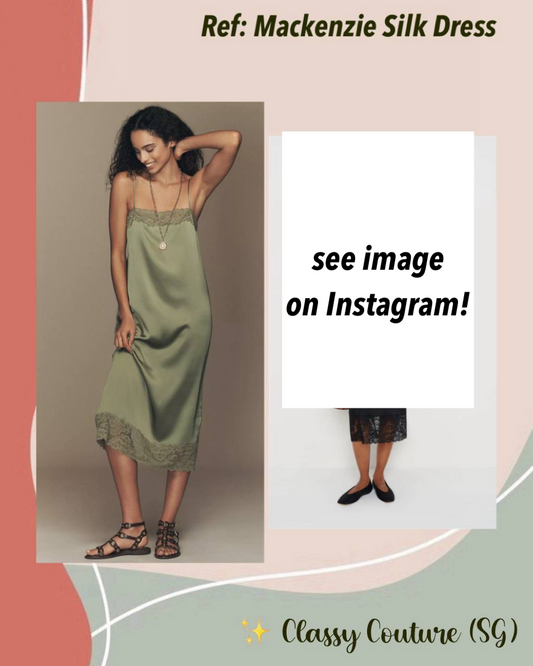 Ref Mackenzie Silk Midi Dress