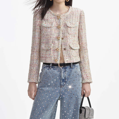 SP Pastel Boucle Boxy Jacket