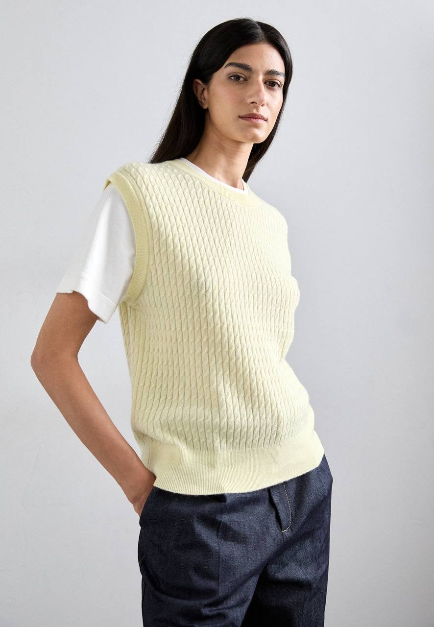 SD Layered Short-Sleeved Knitted Jumper