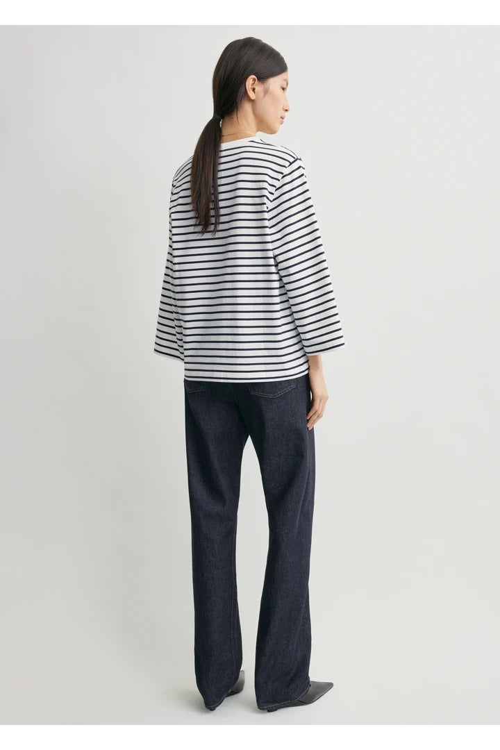 3 Colors! Tot Wide Sleeve Cotton T-shirt
