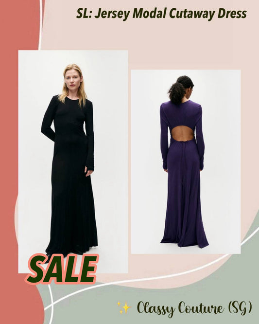 SALE! SL Jersey Modal Cutaway Maxi Dress