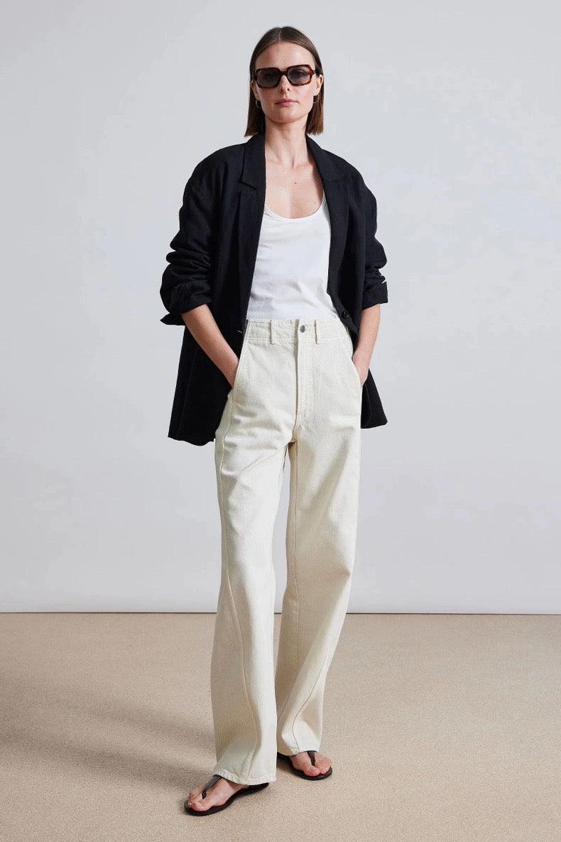 7 Colors! AA Oversized Cotton-Linen Blazer Jacket