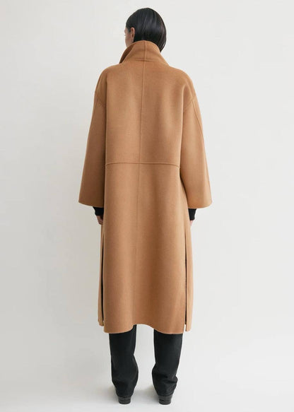 3 Colors! Tot Annecy Signature Wool-Cashmere Coat