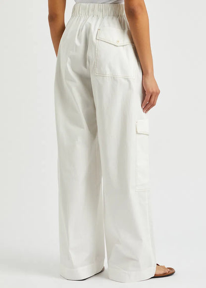 LM Maddy Relaxed Cotton Poplin Cargo Pants