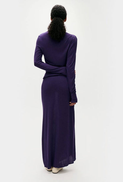SALE! SL Jersey Modal-silk Drape Long Sleeved Top