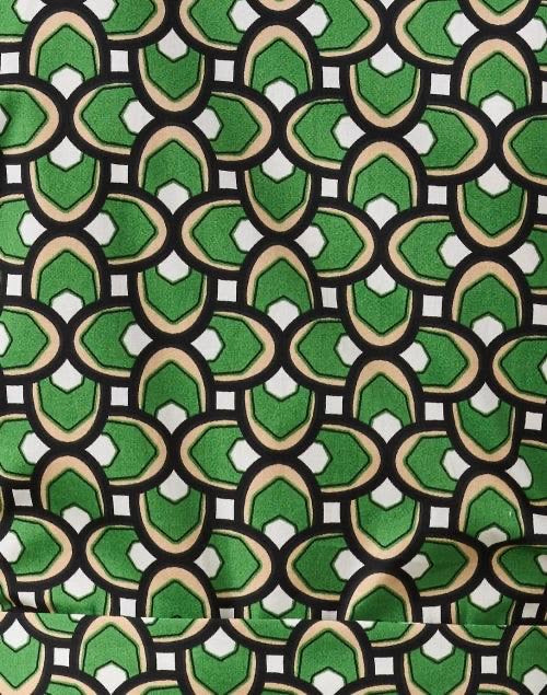 MM Varena Green Print Midi Dress