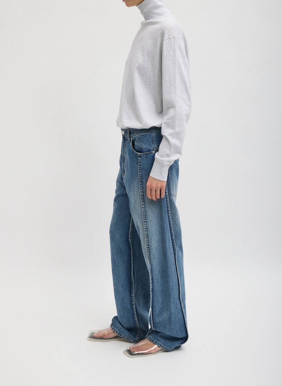 TB Spring Denim Tuck Jeans