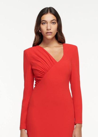 RM Long Sleeve Cady Gown