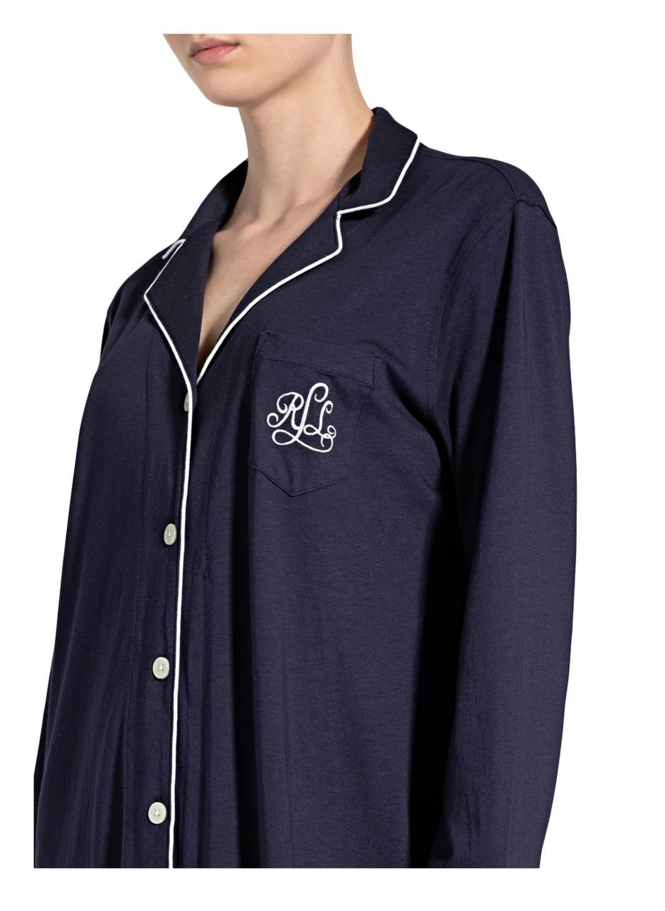 RL Classic Notch Collar Sleep Long Shirt Shirtdress