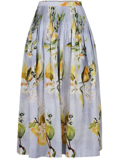 NC Crina Bra Top | Amabelle Midi Skirt | Linen Set