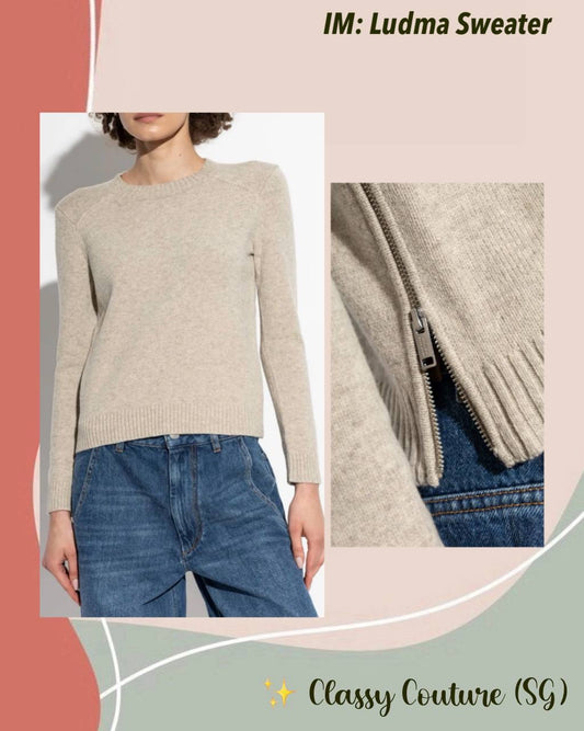 IM Ludma Wool Side-zip Sweater