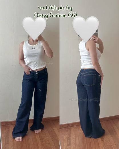 5 Colors! Cool Low-Rise Denim Cotton Jeans Pants