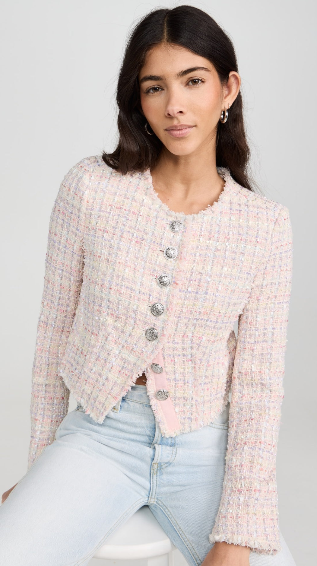 LSF Falima Tweed Cropped Jacket