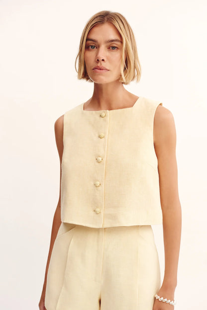 PSE Rio Linen Crop Top