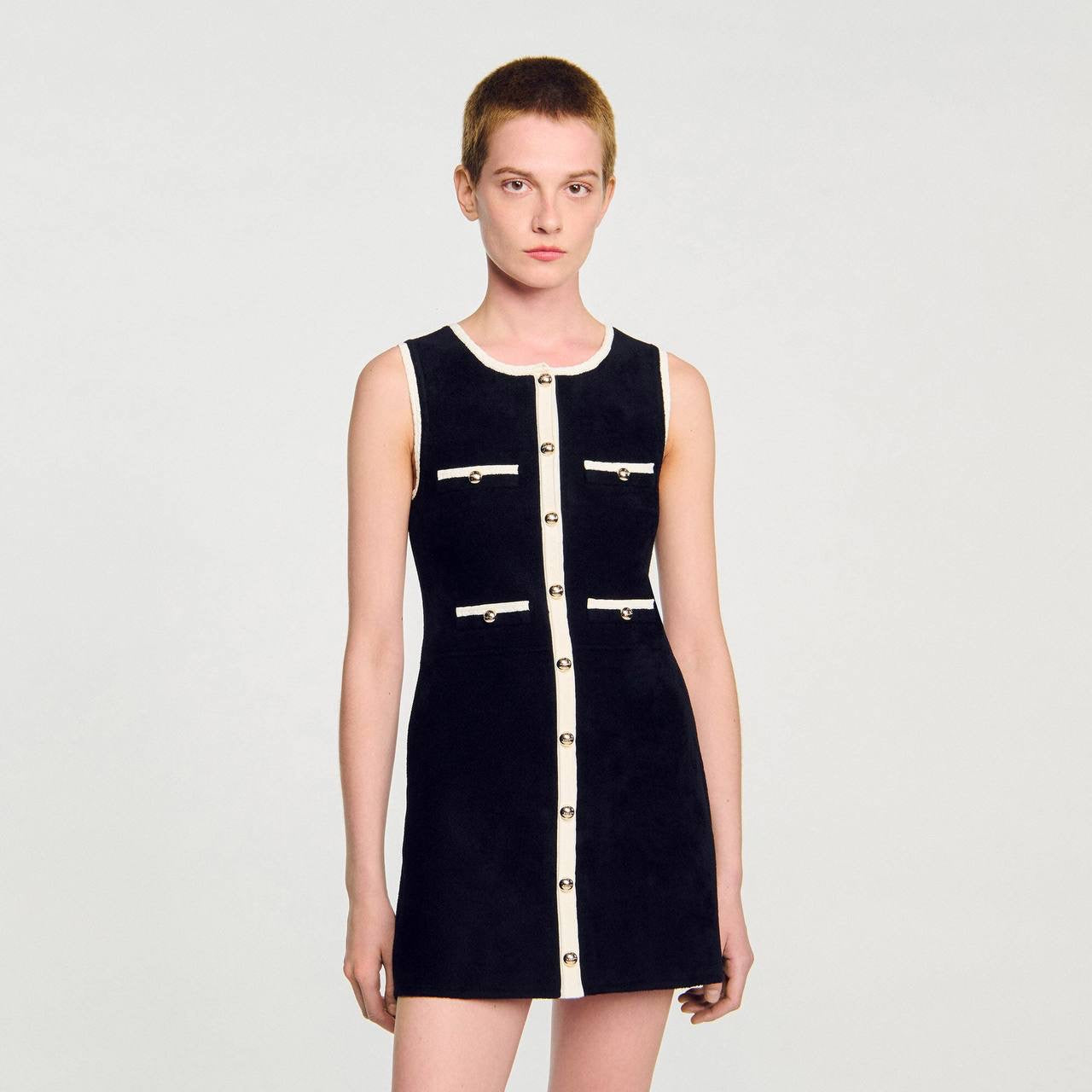 SD Fiorena Cardigan | Fiorella Velvet Mini Dress