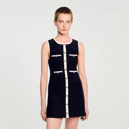 SD Fiorena Cardigan | Fiorella Velvet Mini Dress