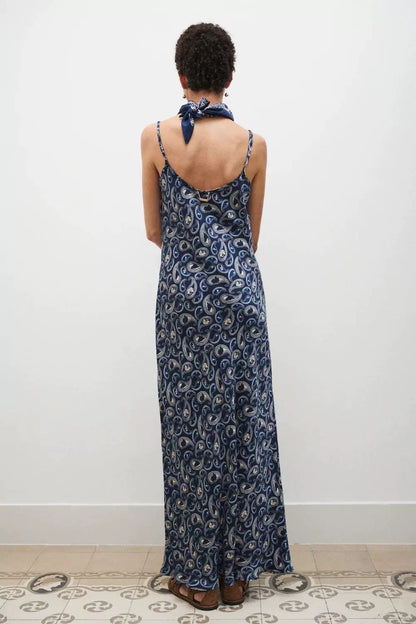 5 Colors! SL 1996 Silk Maxi Dress