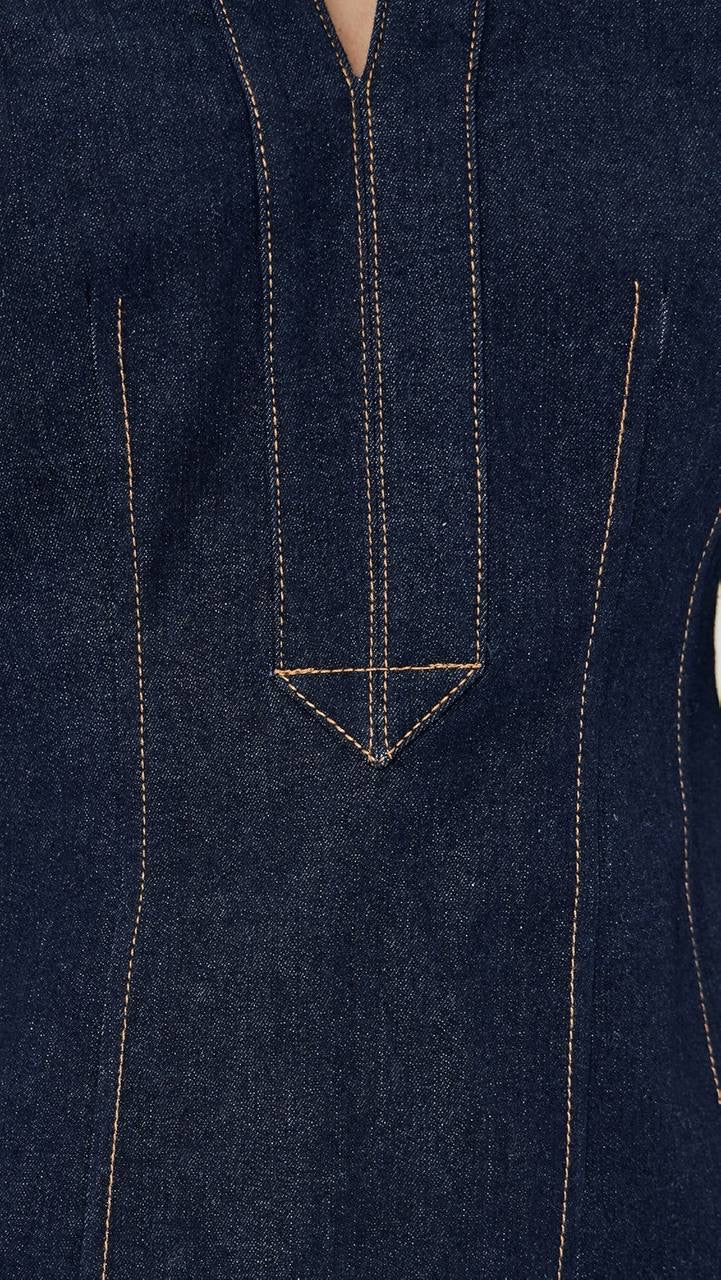 VB Raymond Denim Shirtdress Mini Dress