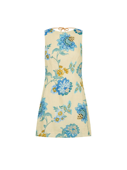 KV Giselle Linen Shift Mini Dress