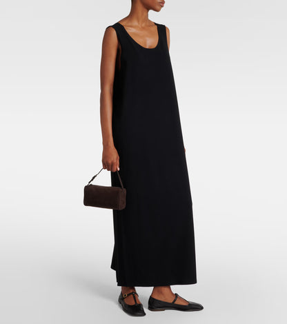 TR Square T-Strap Leather Flats Shoes