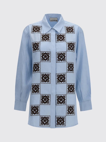ALM Grace Embroidered Shirt | Pants