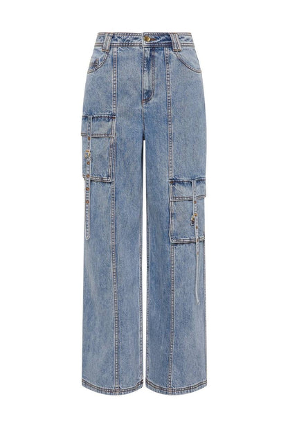 AJ Juno Denim Cargo Jeans