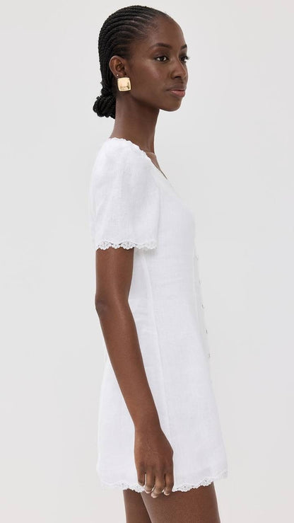 Ref Anabella Linen Mini Dress