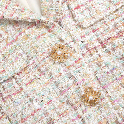 SP Pastel Boucle Tailored Mini Dress