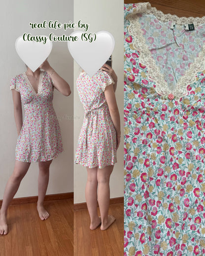 Restock! RX Cely Cap-Sleeve V-Neck Viscose Mini Dress