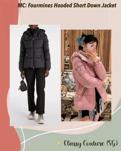 MC Fourmines Hooded Short Down Jacket