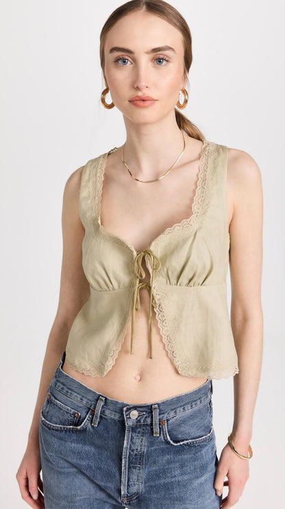 Rosalie Linen Top