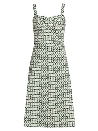 VB Colleen Linen-Blend Midi Dress