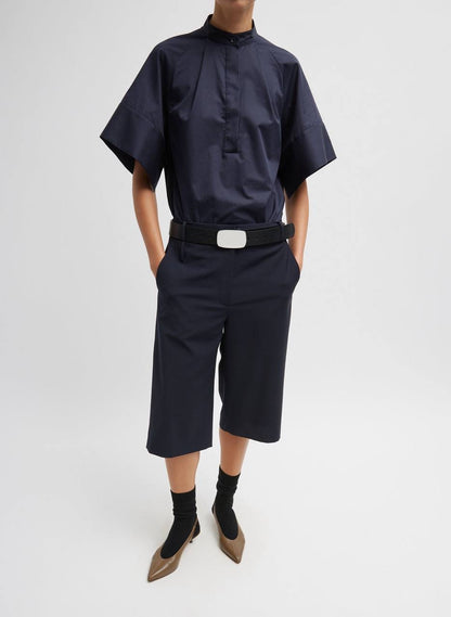 TIB Eco Poplin Raglan Tucked Short Sleeve Shirt