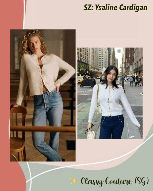 SZ Ysaline Mohair-Wool blend Cardigan