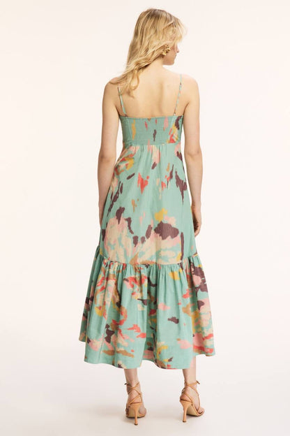 2 Colors! ALC Lindsey Ruched Cotton-Blend Midi Dress