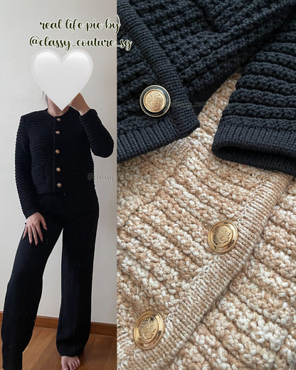 (PART 1/2) BA Gaspard Knitted Cardigan