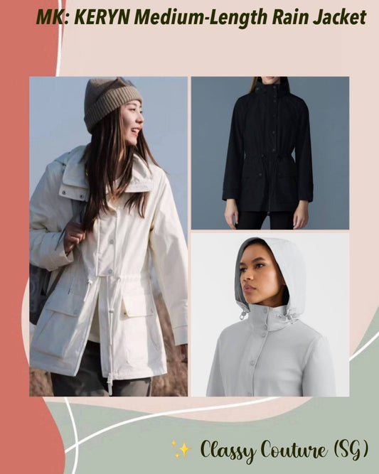 MK KERYN Medium-Length Rain Jacket