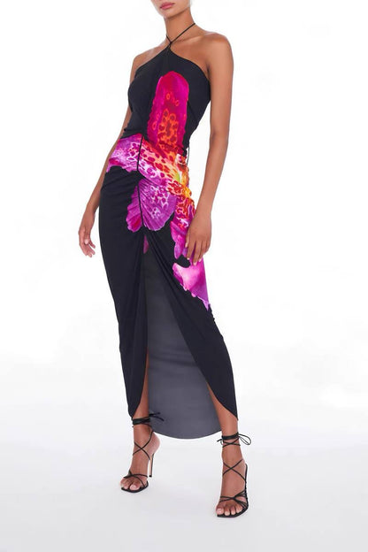 Restock! RB Pascala Viscose Jersey Halter Maxi Dress