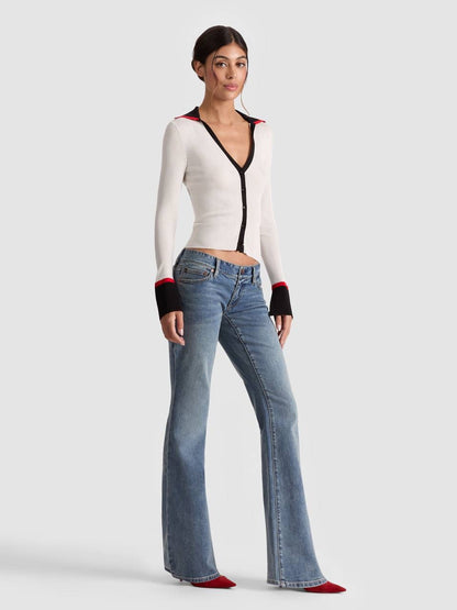 AO Nealie Colorblocked Cardigan