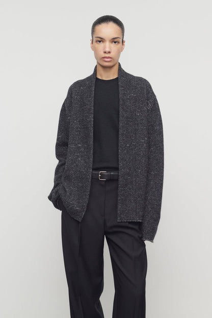 2 Colors! TR Leriko Cashmere Open Cardigan