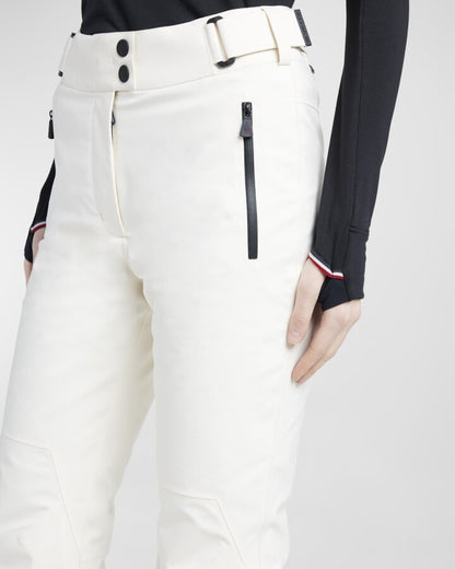 MC Grenoble Vizelle Tech Ski Down Jacket w/ Lamb Fur Trim | Belted Ski Trousers Pant | Set