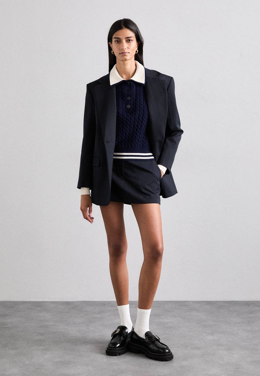 SD Fred Wool-Cashmere Cable Knit Sweater