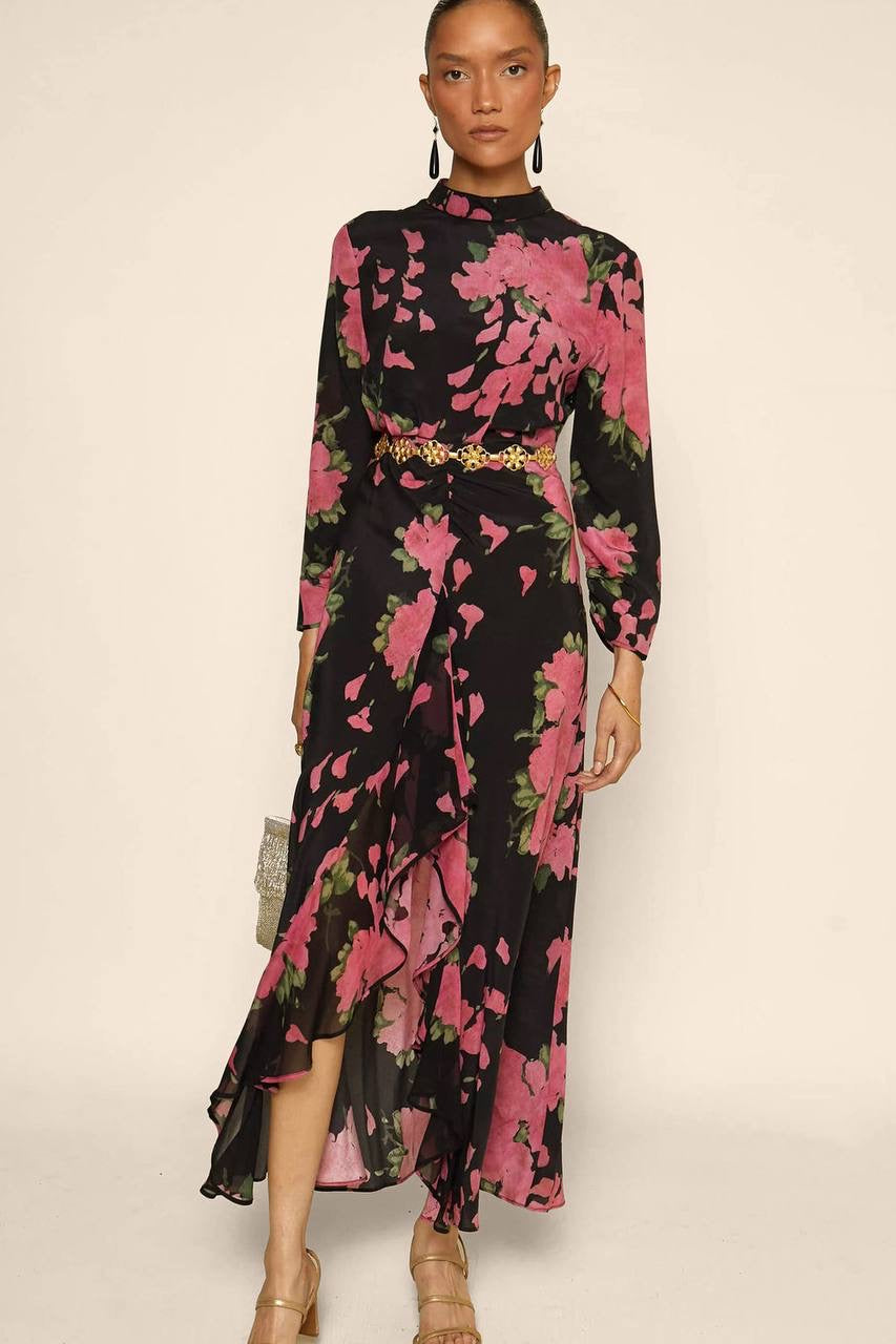 RX Lucy Silk Midi Dress