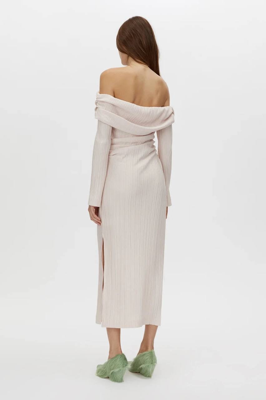 CM Shaw Off The Shoulder Midi Dress