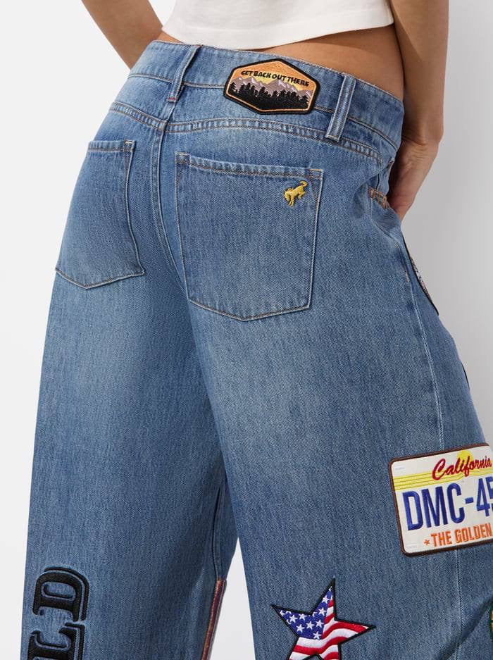 AO x Bronco Jeff Denim Jacket | Trish Low Rise Jeans | Set
