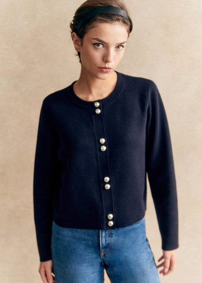 SZ Agathe Merino Wool Cardigan