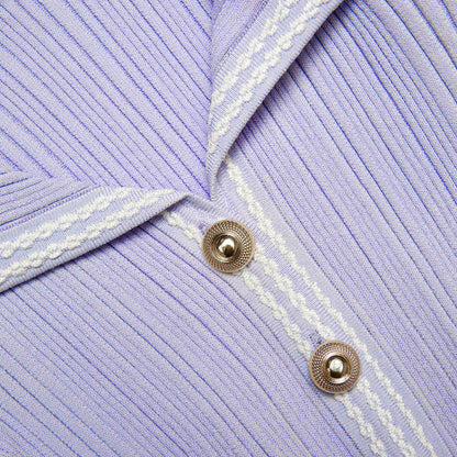 SP Lilac Ribbed Knit Mini Dress