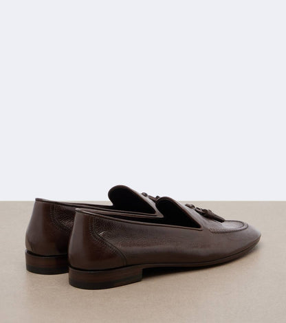 TR Caden Tassel Leather Loafers Shoes