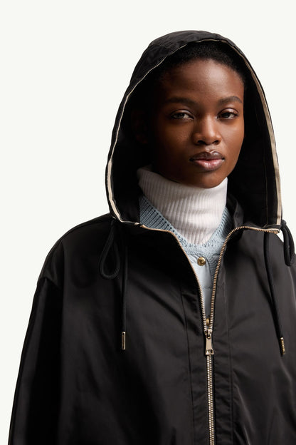 3 Colors! MC Cassiopea Hooded Micro Gabardine Jacket