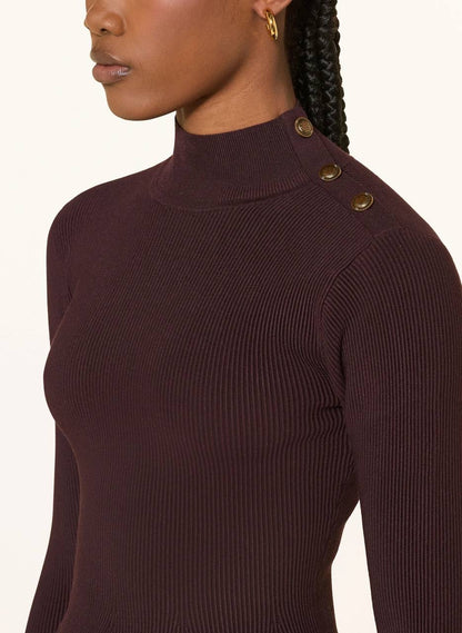 RS Isabella Peplum-Hem Stretch-Knit Top